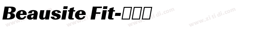 Beausite Fit字体转换 Beausite Fit字体转换
